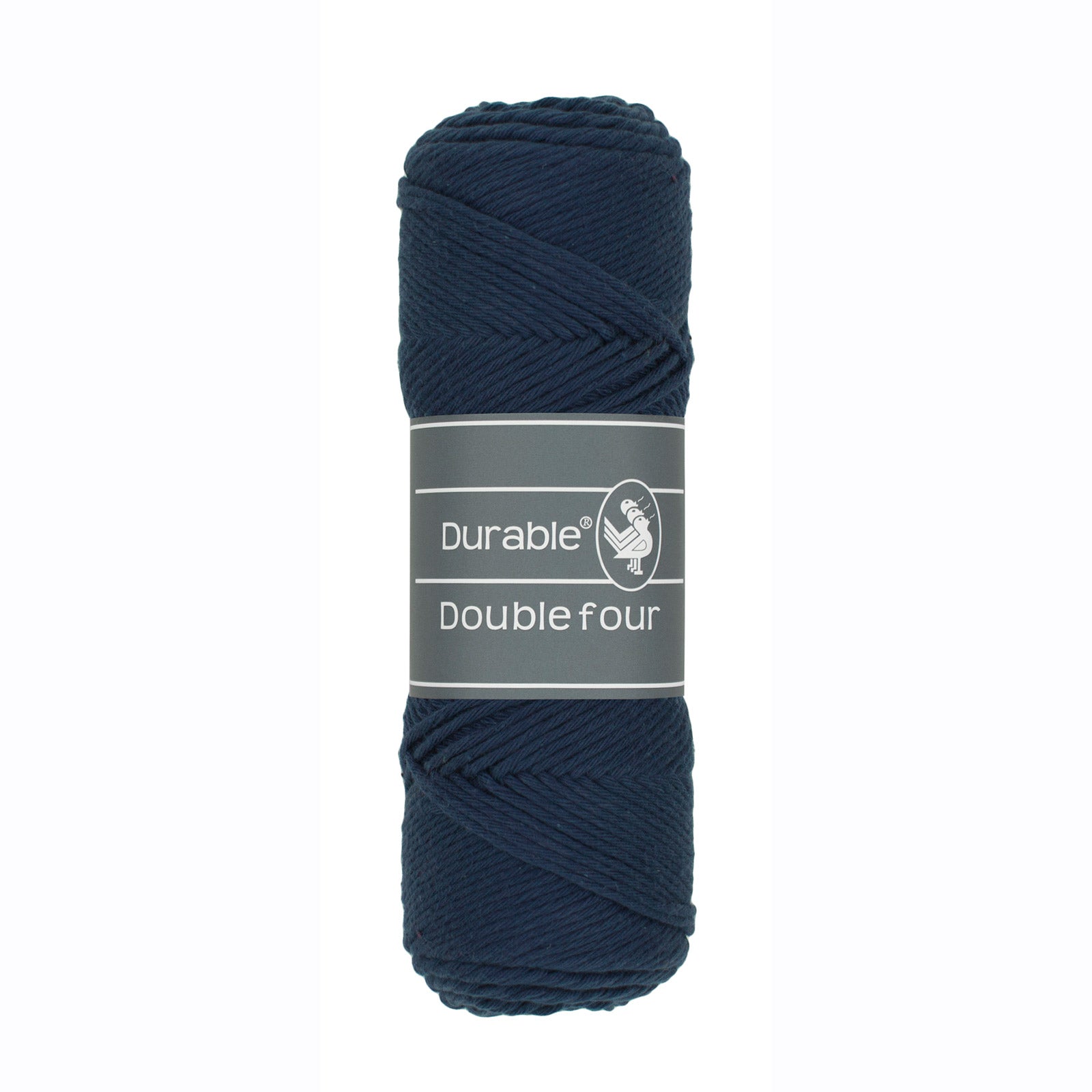 Durable Double Four garen in kleur Navy 321, 100% katoengaren voor haken en breien.