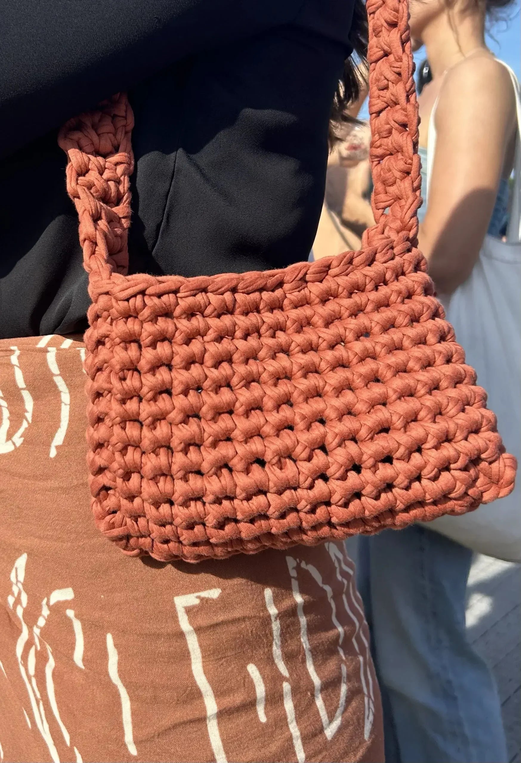 Haakpatroon T-shirt Yarn Bag