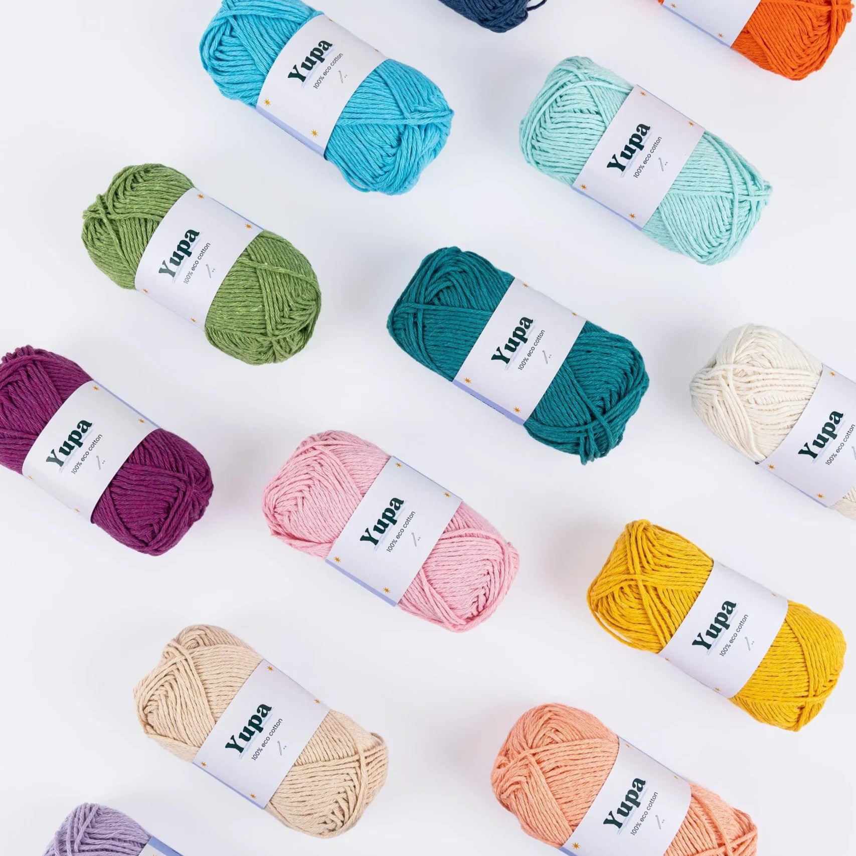 Yupa Eco Cotton Garen alle kleuren Haakspot.