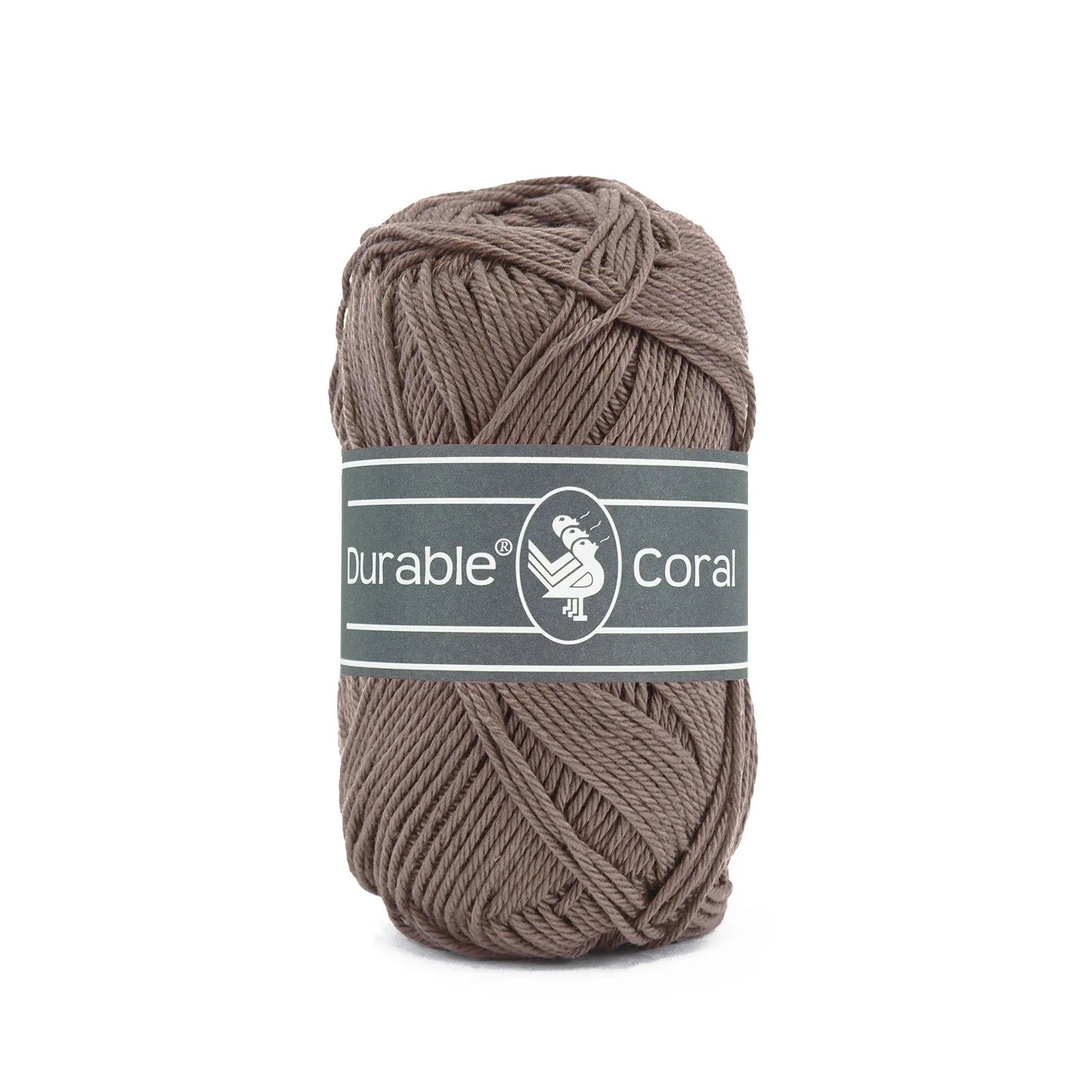 Durable Coral in kleur Warm Taupe 343, garen van katoen.
