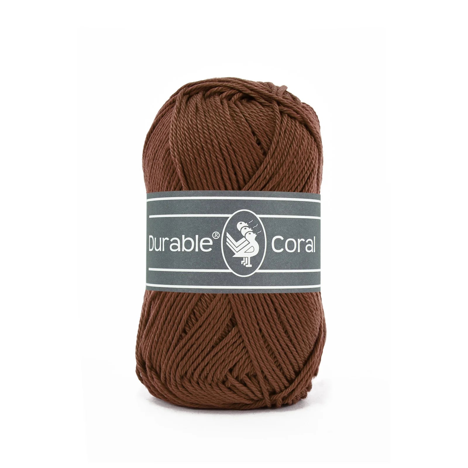 Durable Coral in kleur Coffee 385, garen van katoen.