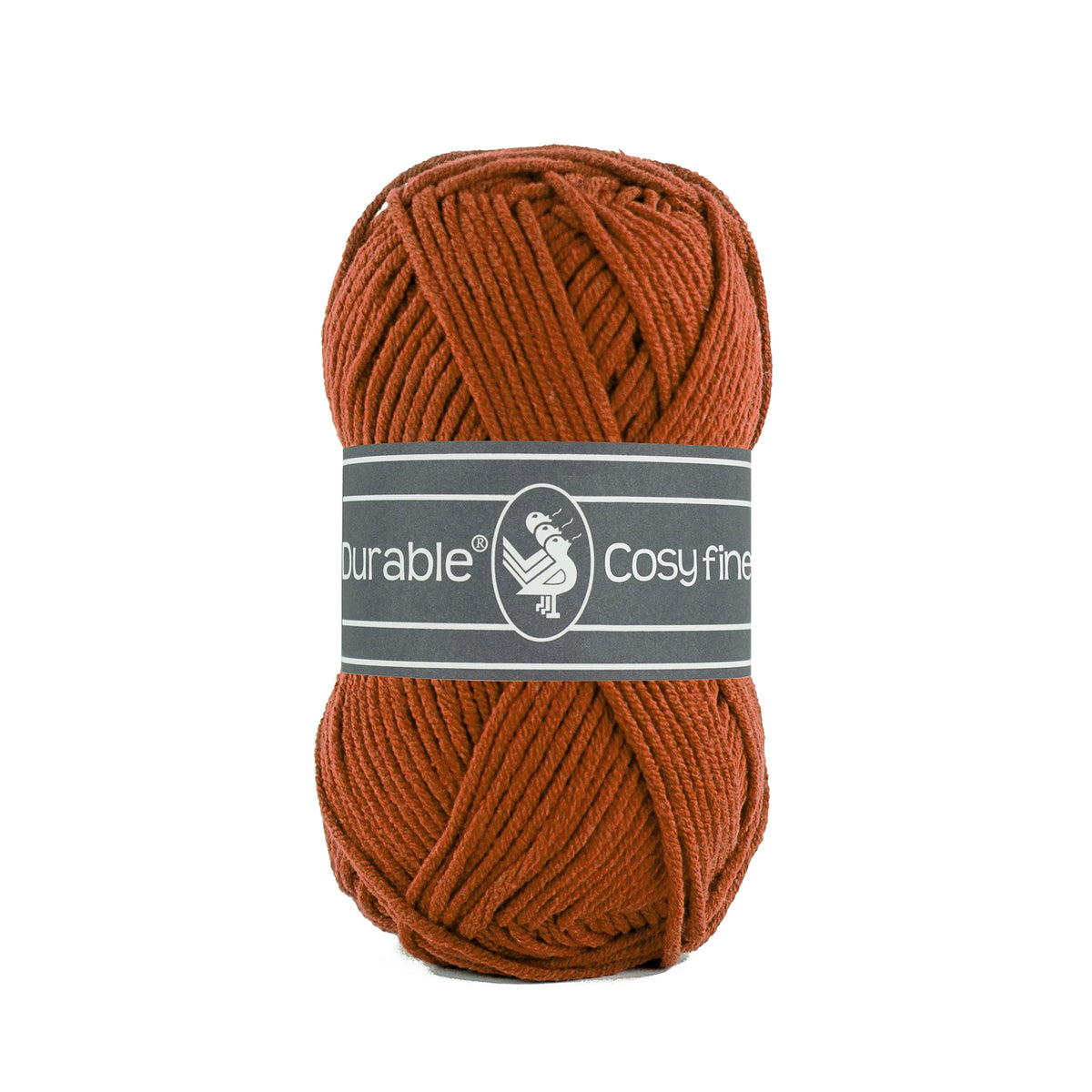 Durable Cosy Fine in kleur Brick 2239, garen van katoen en acryl.