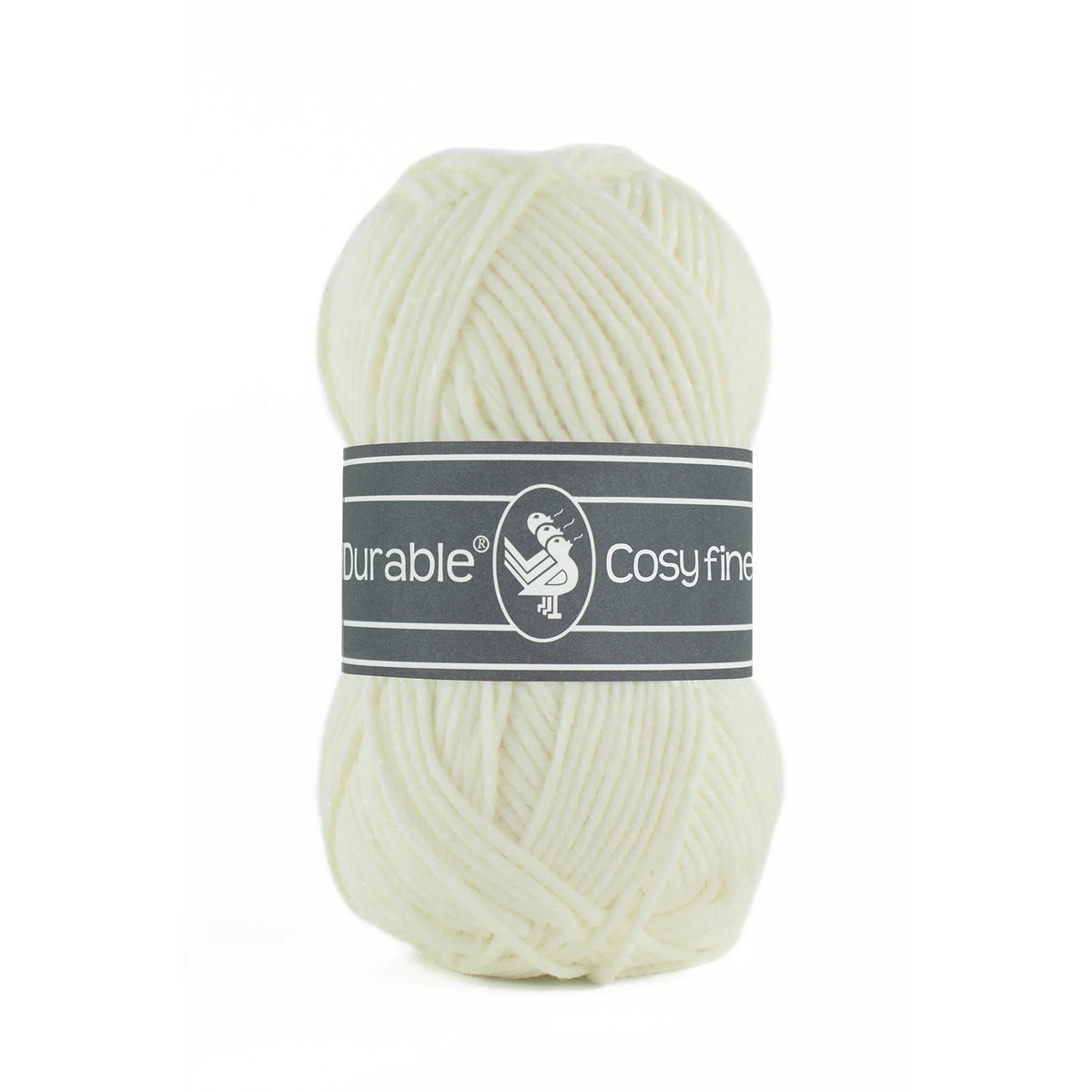 Durable Cosy Fine in kleur Ivory 326, garen van katoen en acryl.