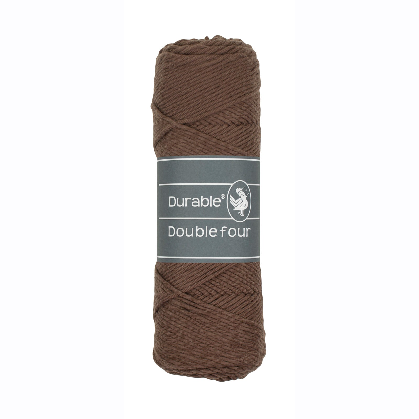 Durable Double Four garen in kleur Chocolate 2229, 100% katoengaren voor haken en breien. 