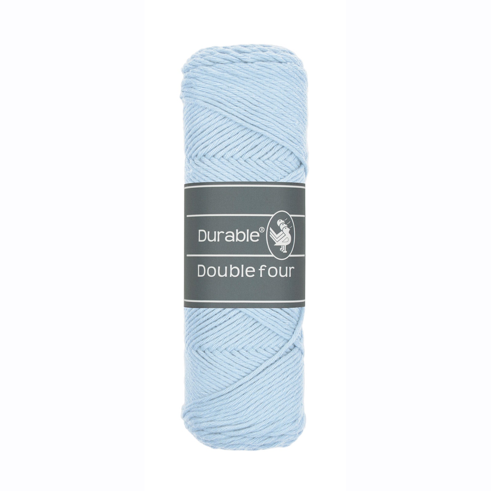 Durable Double Four garen in kleur Light Blue 282, 100% katoengaren voor haken en breien. 