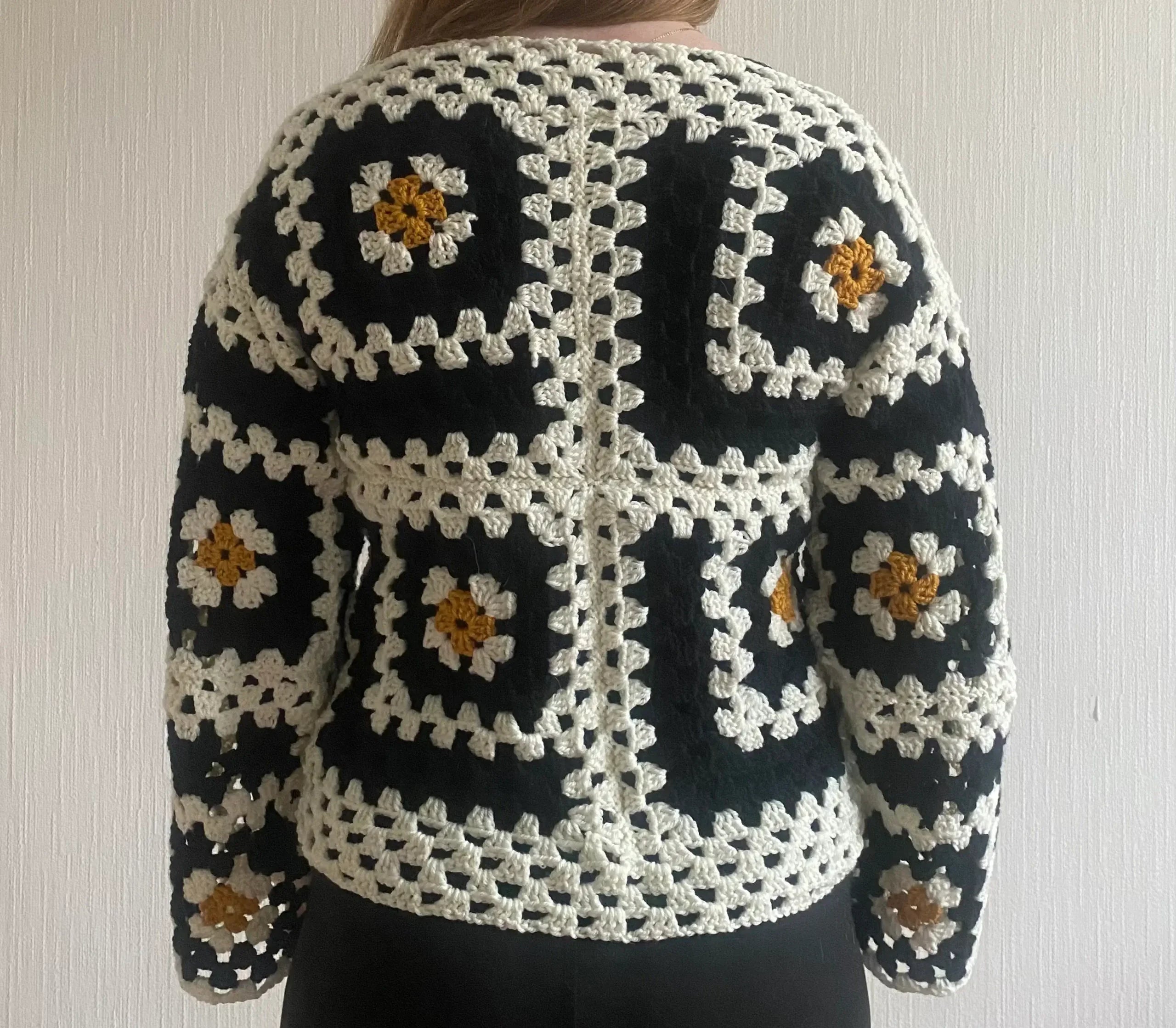 Haakpatroon Granny Square Trui