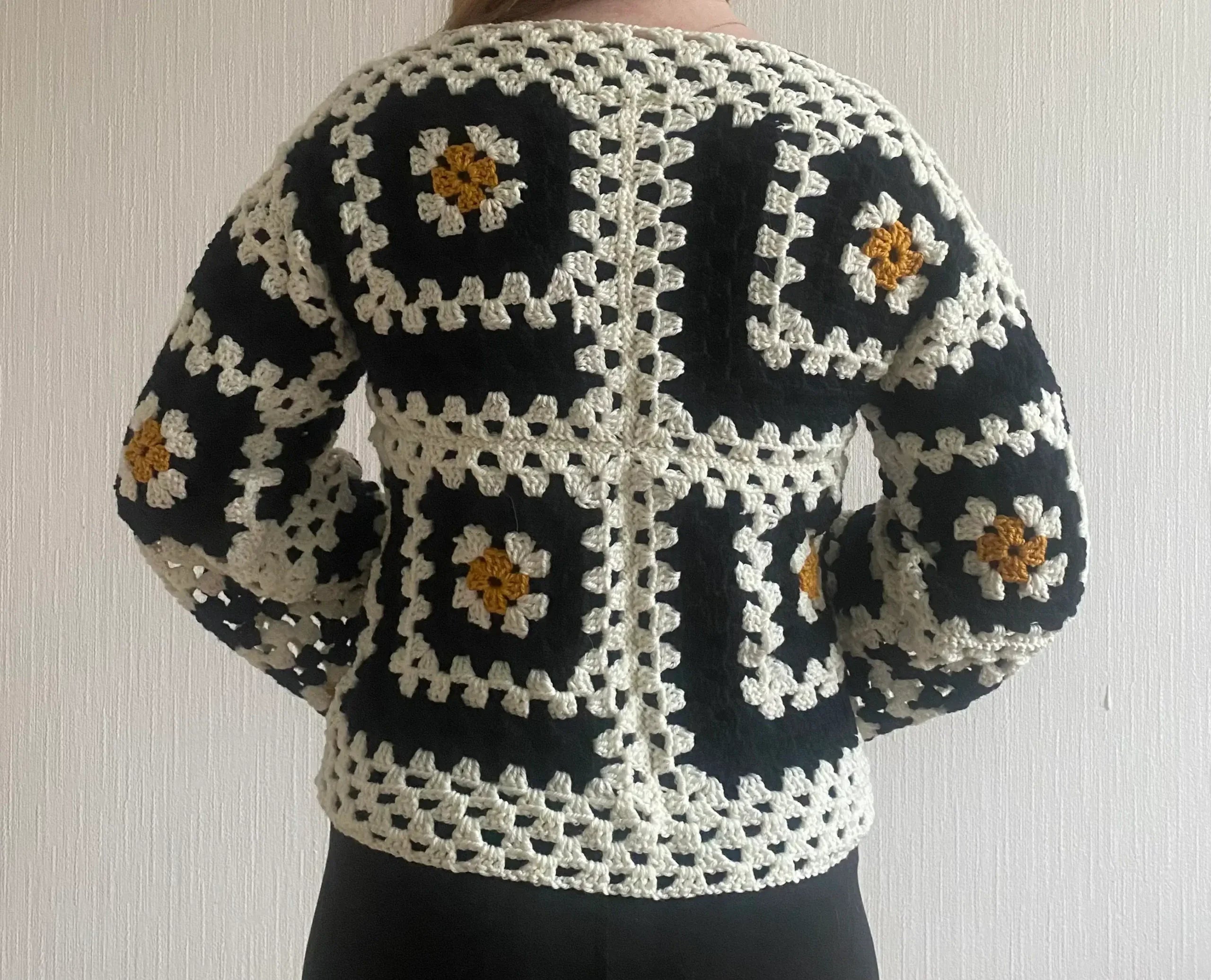 Haakpatroon Granny Square Trui