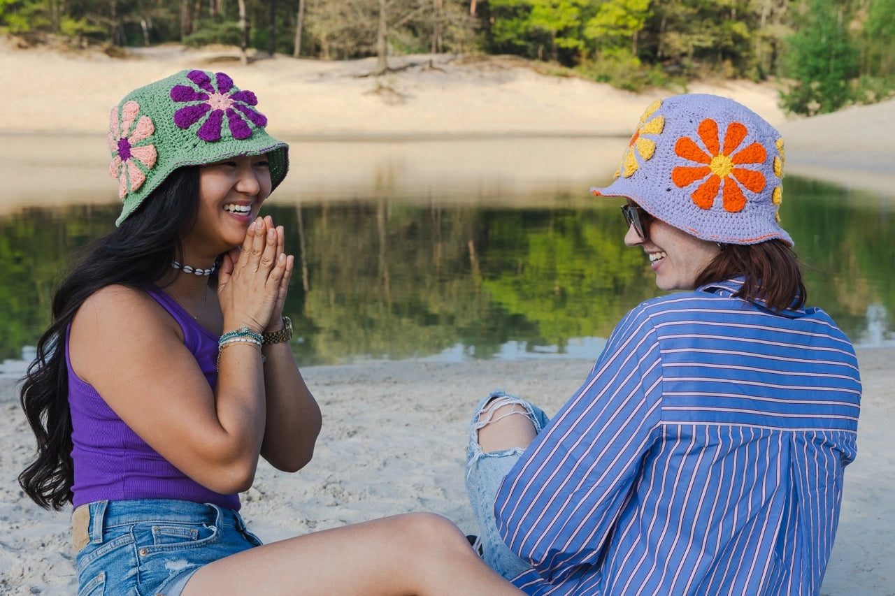 Haakpatroon Festival Bucket Hat