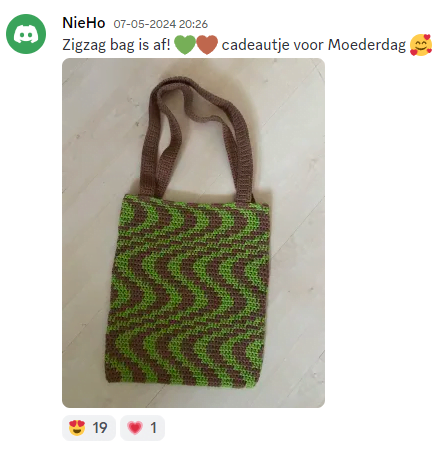 Haakpakket Zigzag Bag