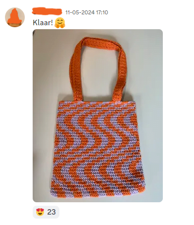 Haakpakket Zigzag Bag