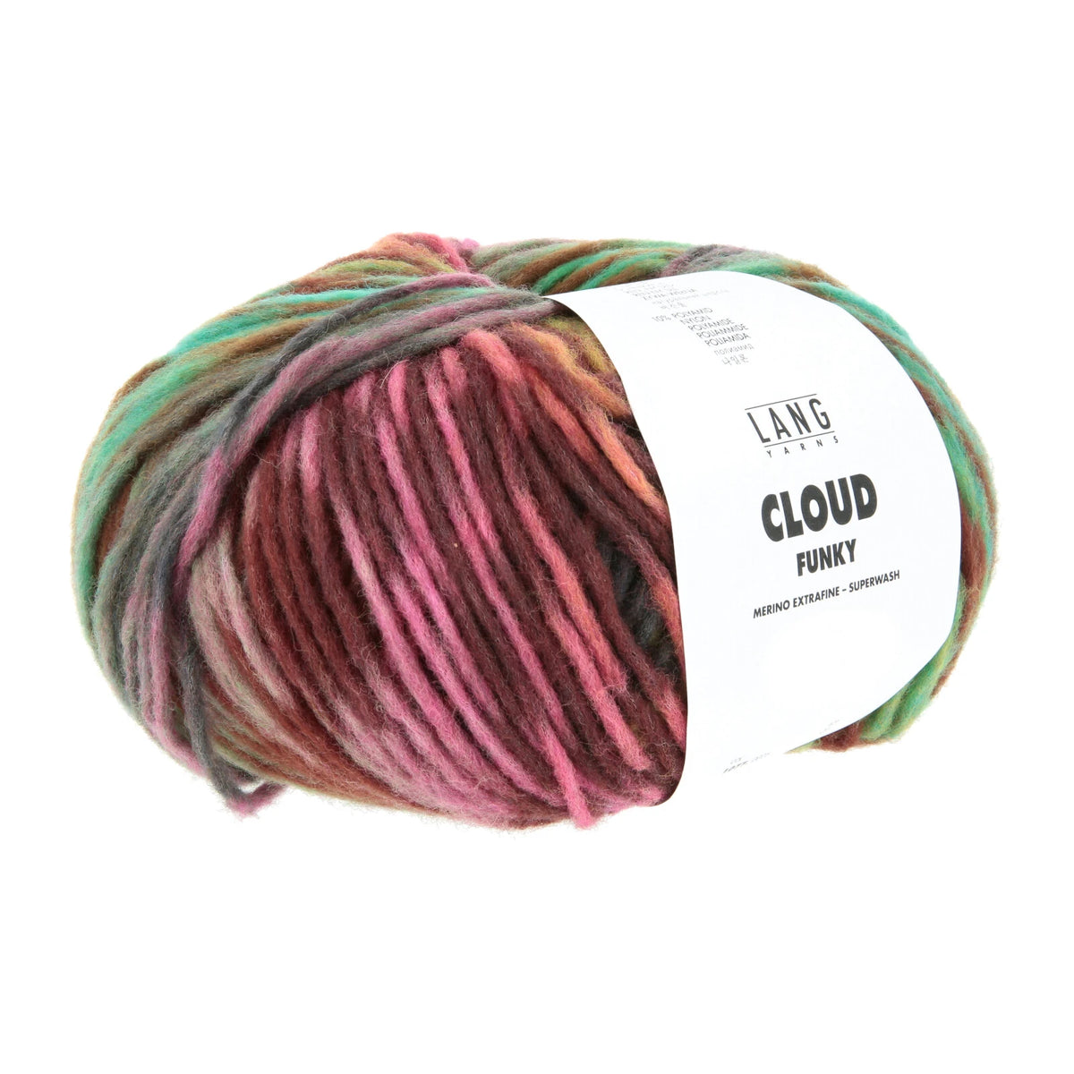 Lang Yarns Cloud in color 0026, a ball of yarn with a Lang Yarns label on a white background.