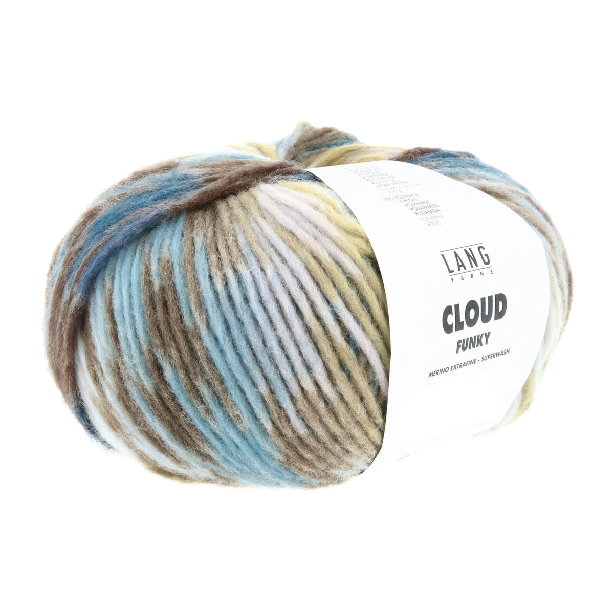 Lang Yarns Cloud in color 0028, a ball of yarn with a Lang Yarns label on a white background.