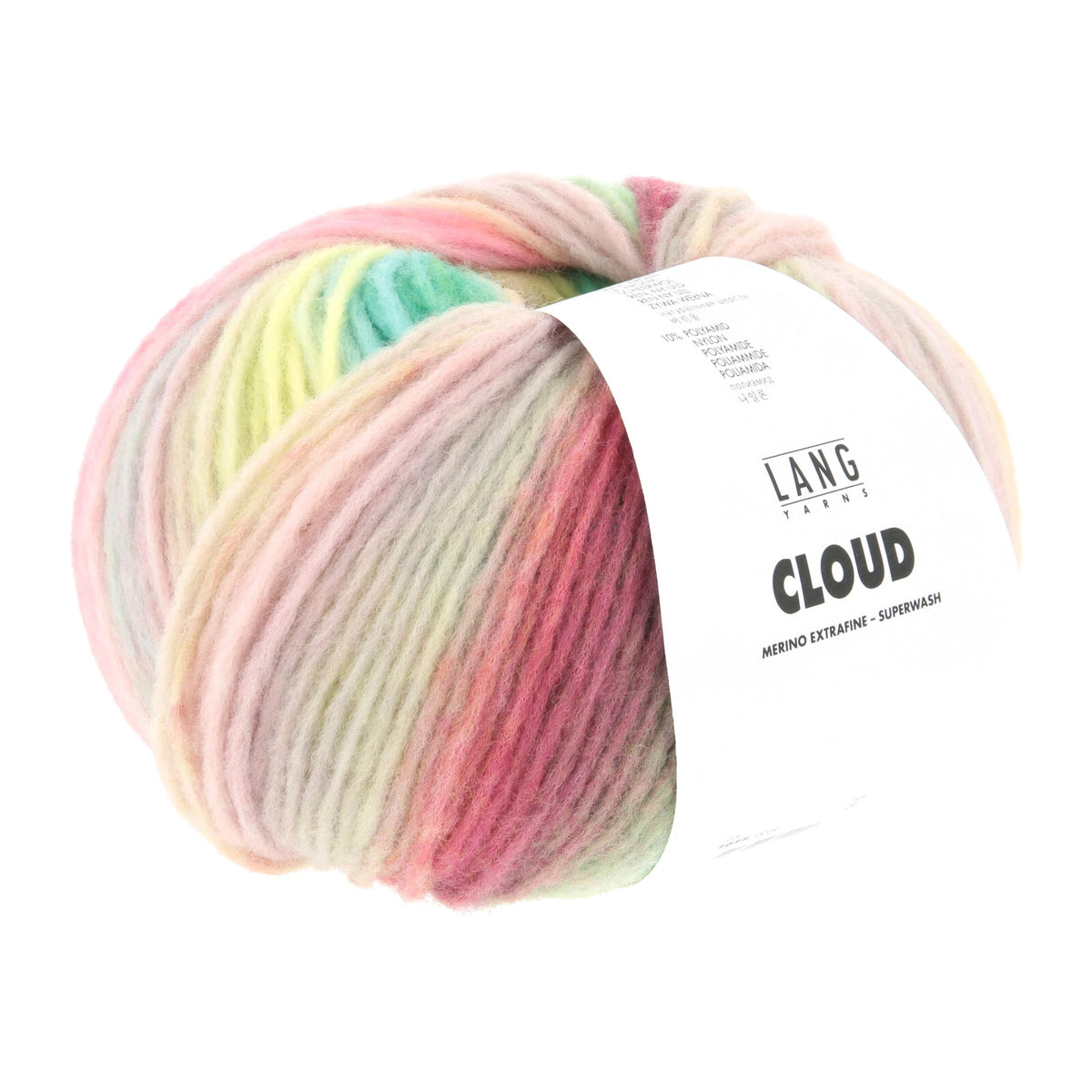 Lang Yarns Cloud in color 0029, a ball of yarn with a Lang Yarns label on a white background.