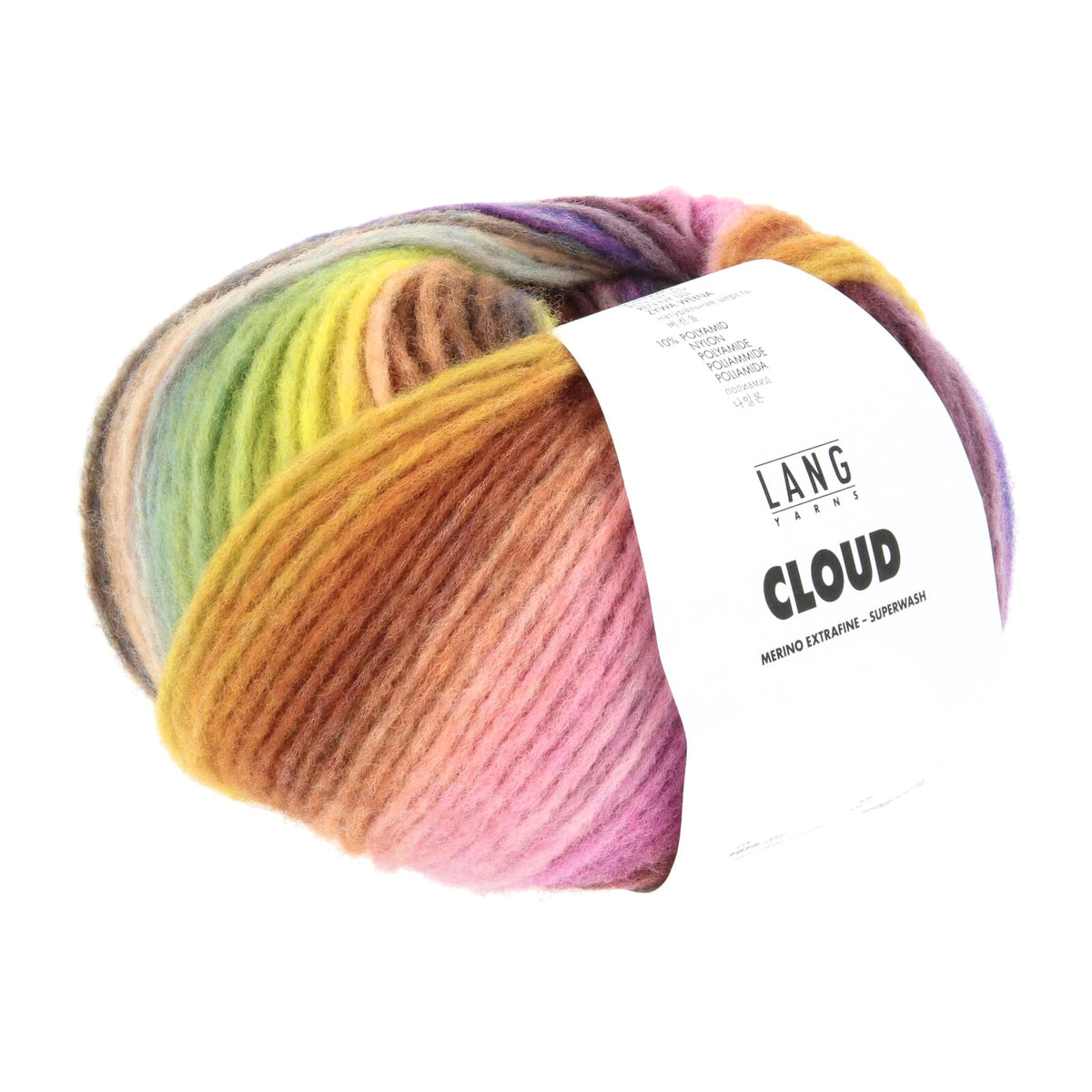 Lang Yarns Cloud in color 0031, a ball of yarn with a Lang Yarns label on a white background.