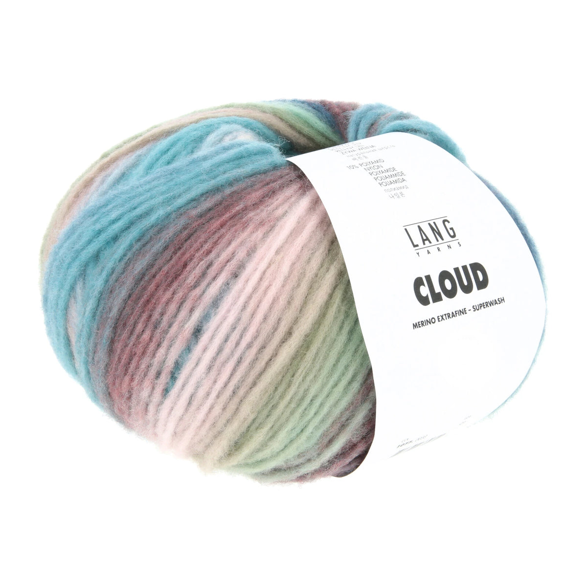 Lang Yarns Cloud in color 0033, a ball of yarn with a Lang Yarns label on a white background.